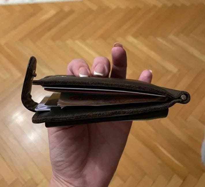 Зажим для денег кошелек