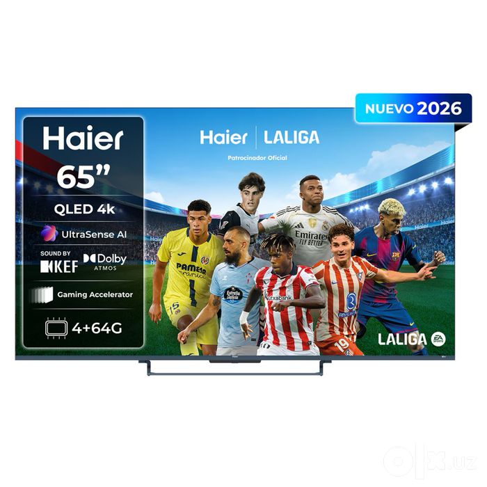 Телевизор Haier H65S90GUX  QLED 144 hz  new 2026
