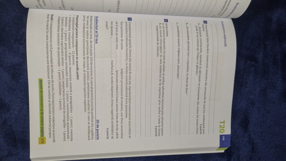 Culegere Evaluarea nationala limba si literatura romana