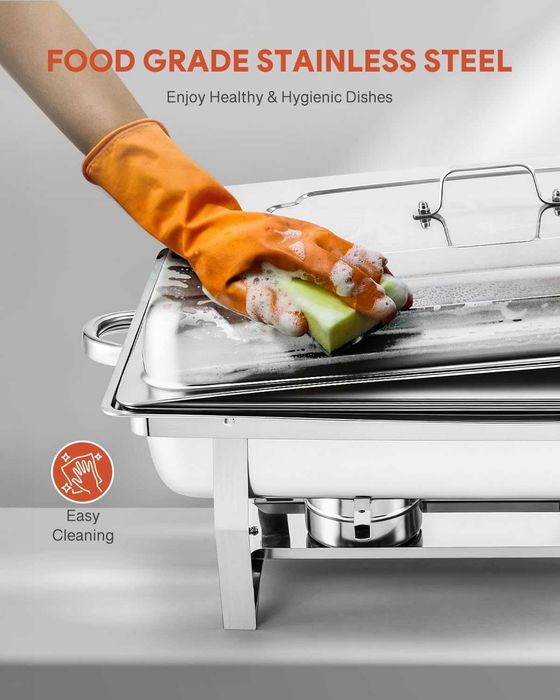 Set vase inox pentru mentinut mancarea calda, bufet, gratar evenimente