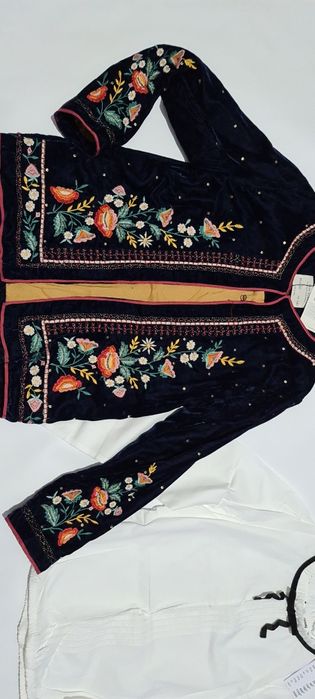 Sacou Zara + cămașă Sinsay mărimea 140