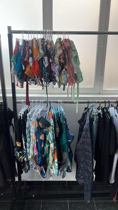 Стелажи за дрехи регулируеми на 2 реда