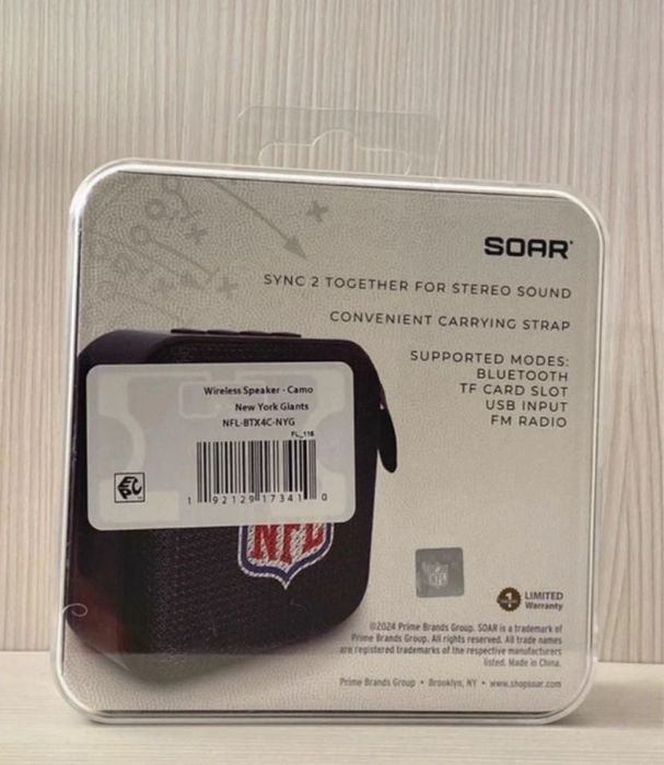 Boxa portabila bluetooth wireless NFL