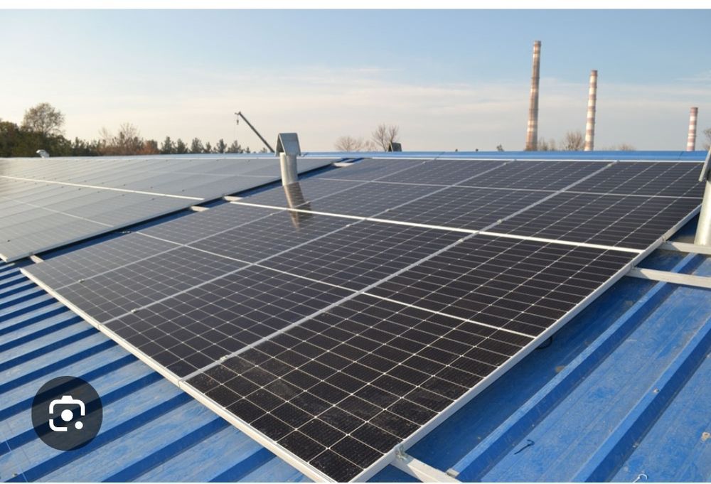 Куёш панел урнатиш.