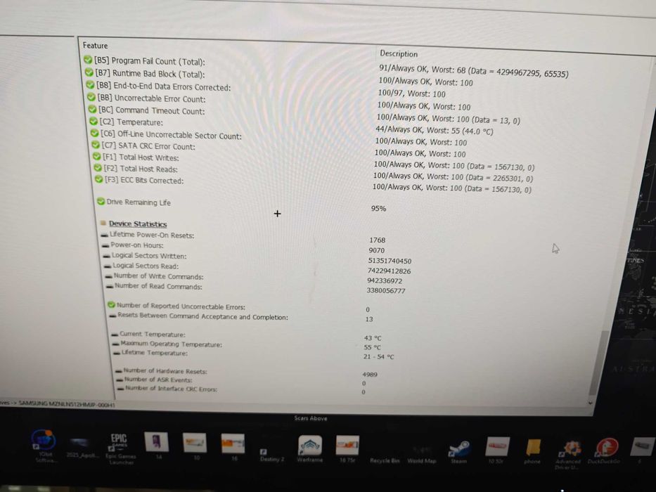 Samsung PM981a M.2 NVMe Sata SSD 512 гб