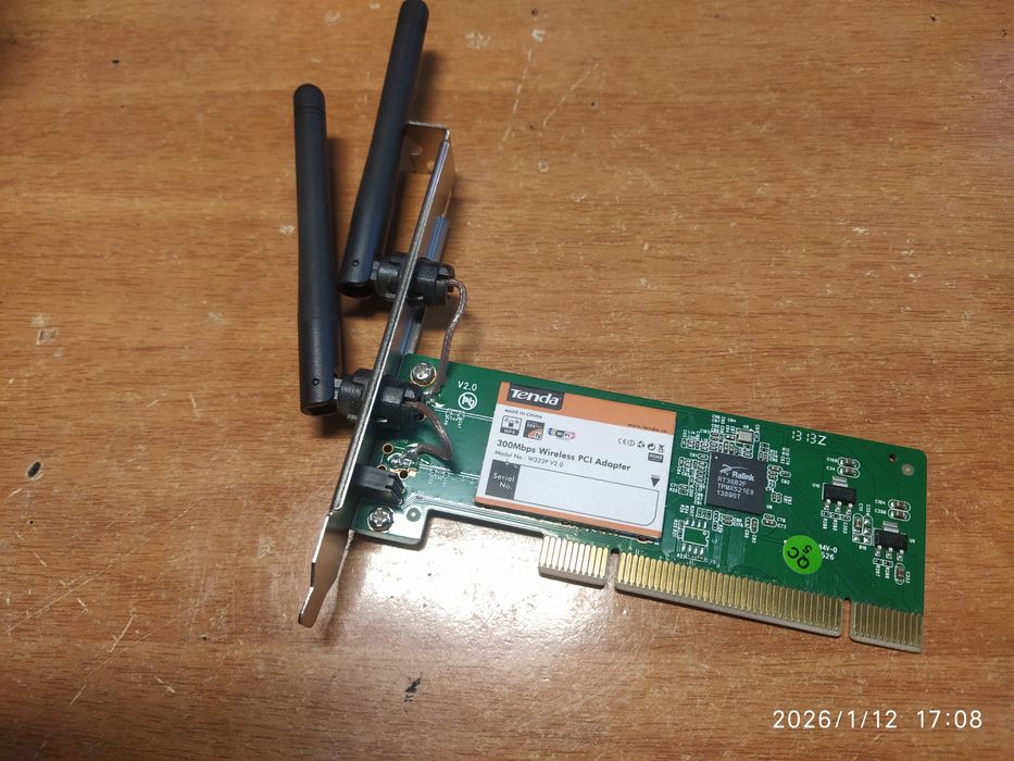 Wi-fi tenda pci 300