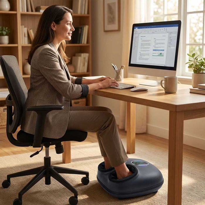 3D Шиацу електрически домашен масажор за крака ZENET 761