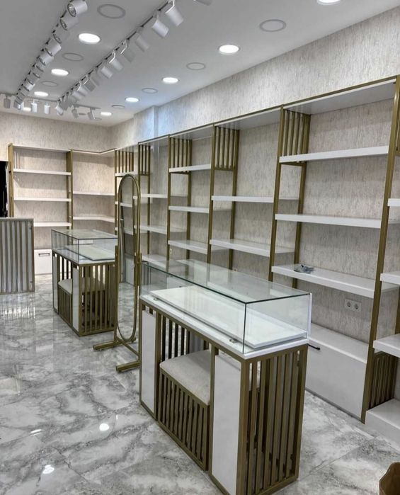 Кийим дўконлари учун замонавий дизайнда мебеллар тайёрлаймиз!
Дўконинг