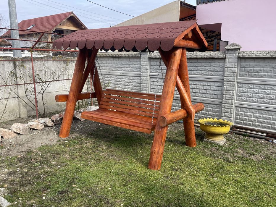 Leagan din lemn masiv