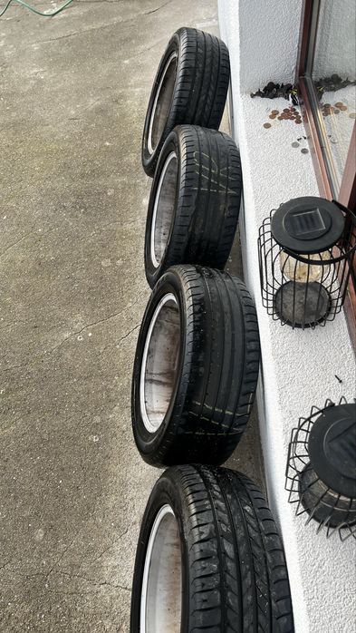 Jante aliaj 5x112 R17 VW cu anvelope vara 235/55 R17