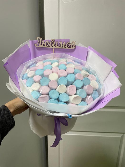 Букет из маршмеллоу