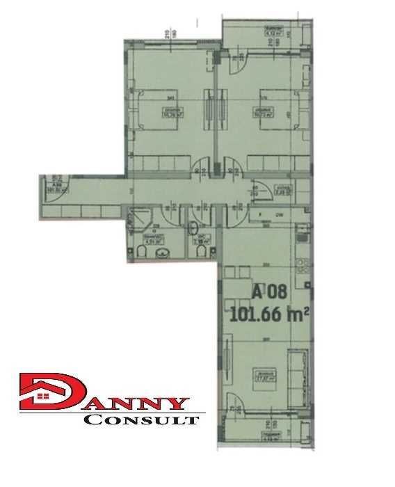 Продава се Тристаен апартамент в Велико Търново, Акация - 113 кв.м за 1054 €/кв.м - Снимка #1