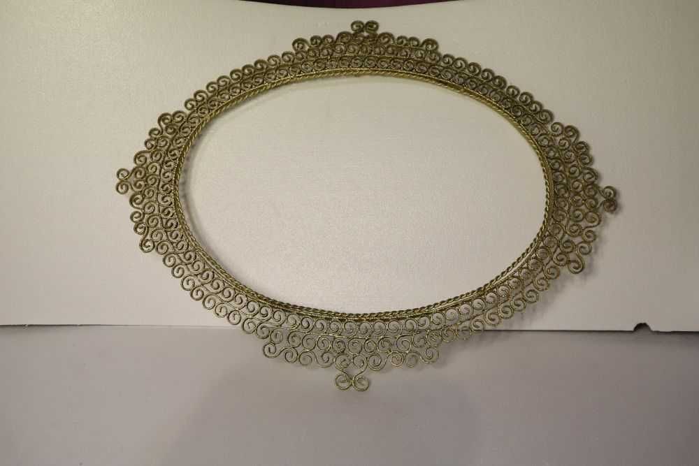 Rama tablou/ oglinda metal aurie