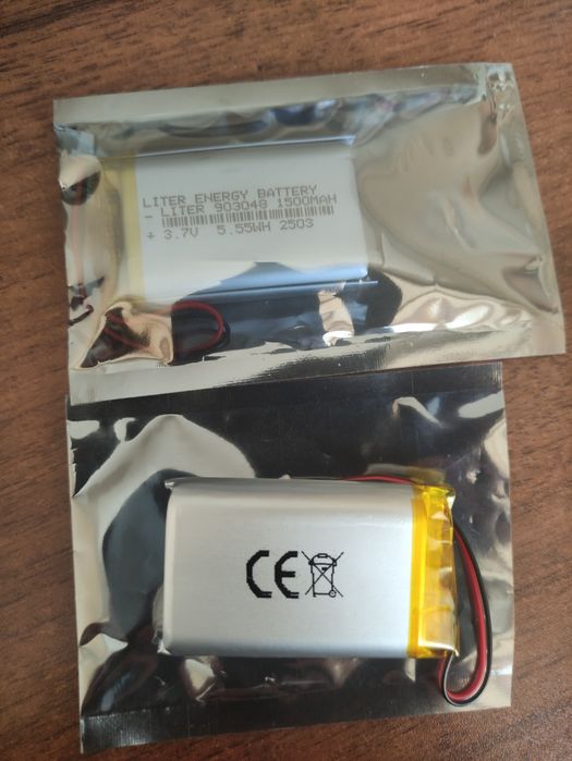 Батарейка 3,7 v 5,55 литер