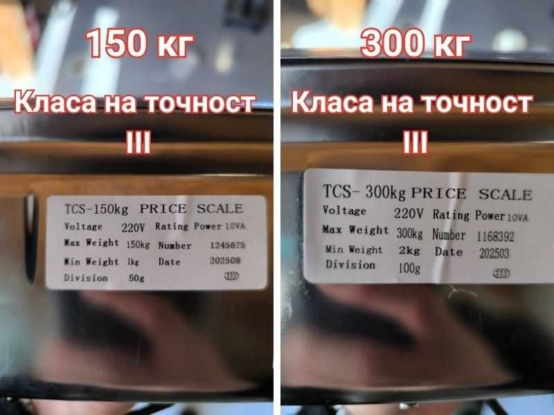 Електронен кантар везна 150кг/300кг