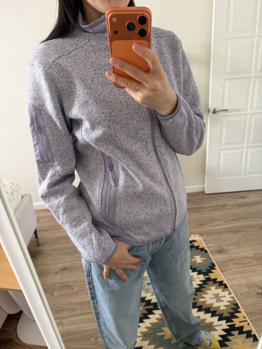 Флисовая теплая кофта