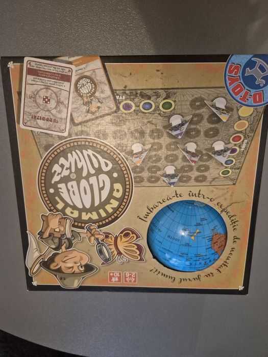 joc Animal Globe Whizz,  D TOYS, joc de societate educativ