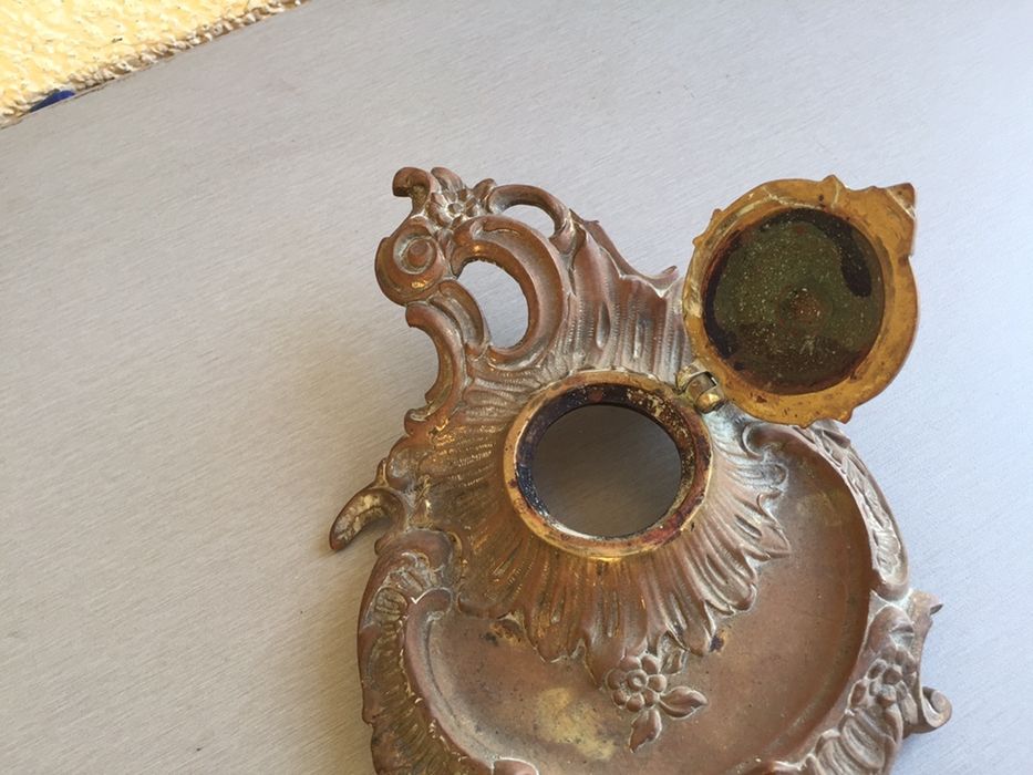 барокова мастилница от месинг