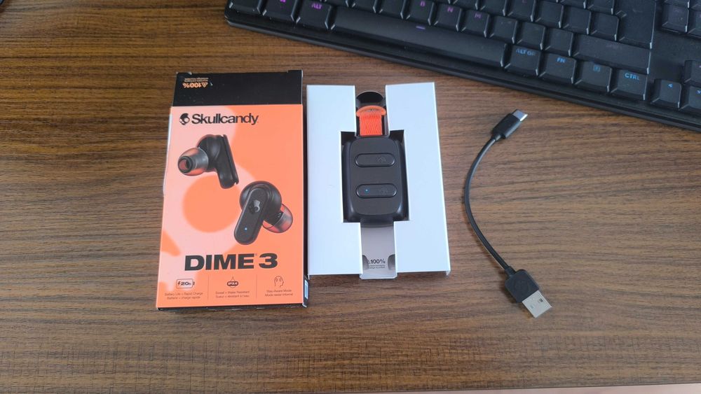 Căști wireless Skullcandy Dime 3 – Bluetooth 5.3, cutie original