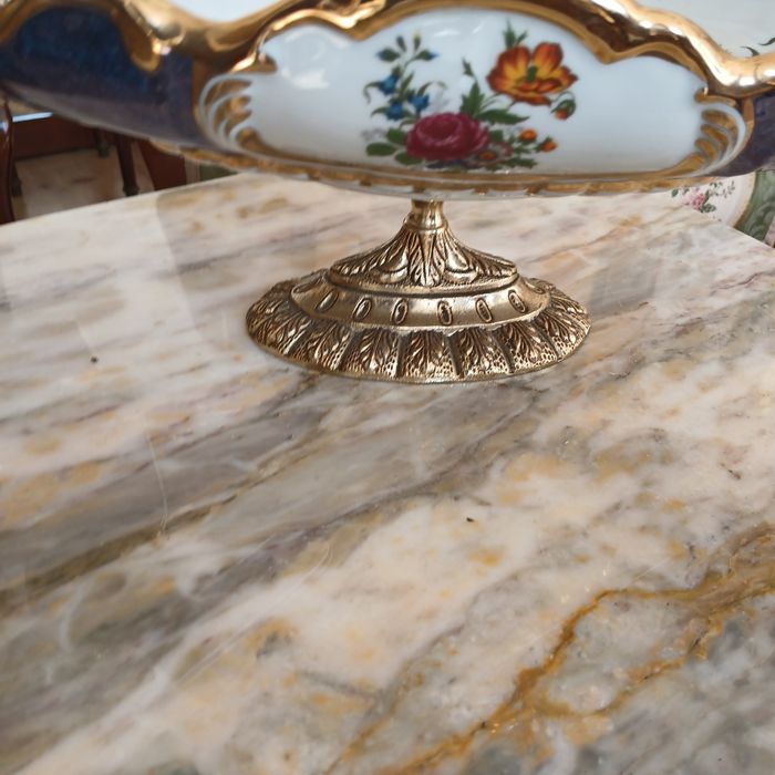 Фруктиера бронз порцелан