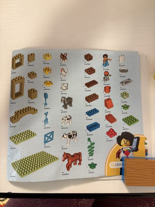 LEGO DUPLO 10916 – Fermă cu animale, complet