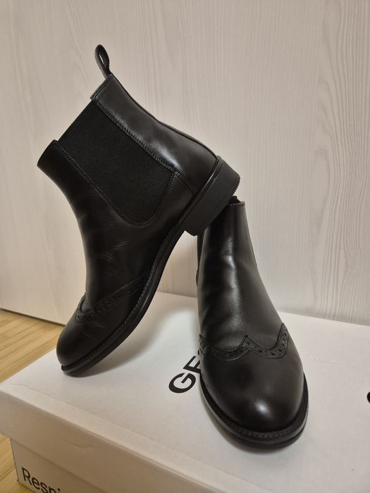 Ghete GEOX Jodhpur D Jaylon 2, negre