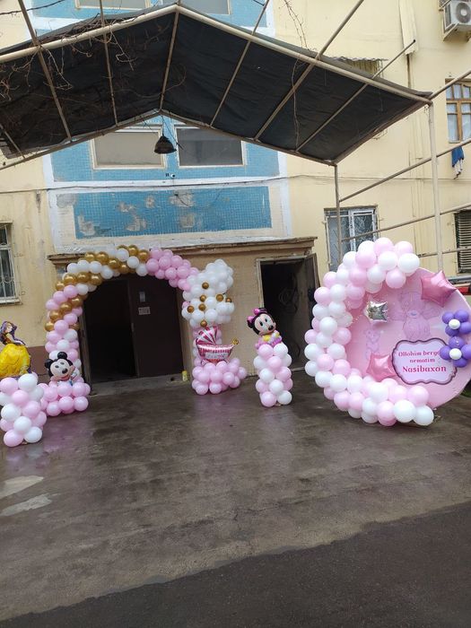 ОФОРМЛЕНИЕ ШАРАМИ фотозонa воздушный шарик и гелий газивий