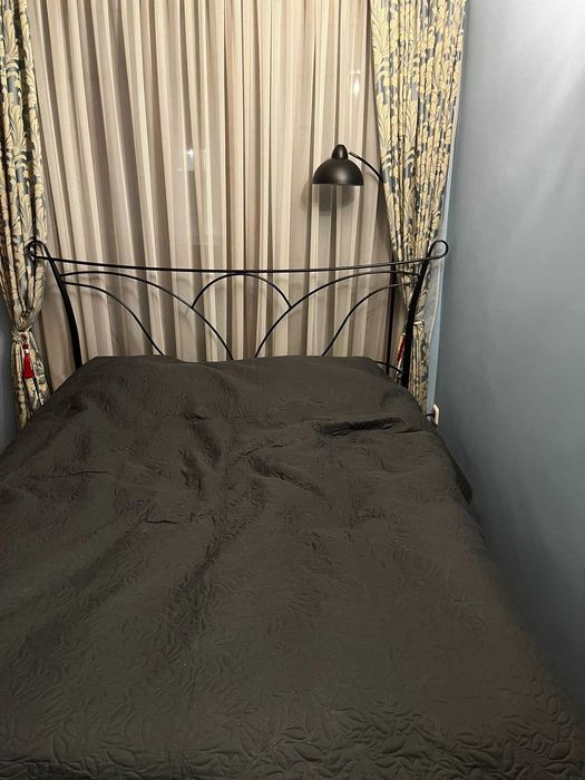 ИТАЛИАНСКА СПАЛНЯ 140/190 С ДВУЛИЦЕВ МАТРАК Silver Active със ср нишки