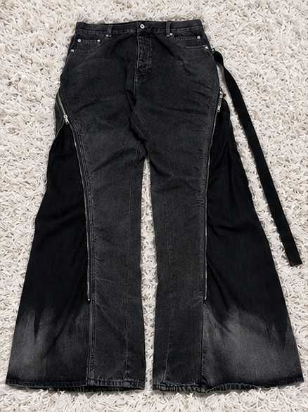 Rick Owens Bolan Banana Cut Jeans Negri