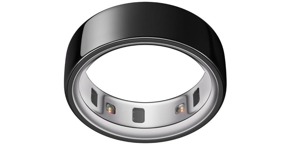 Кольцо oura ring 4 black / черное