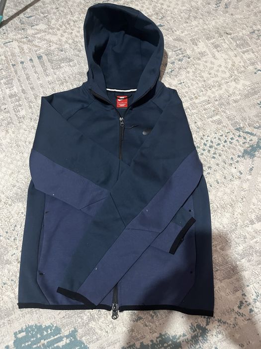 tech fleece темно синий