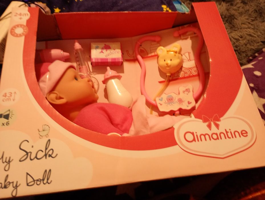 Păpușă bebeluș interactivă – set doctor (43 cm)
Vând păpușă bebeluș in