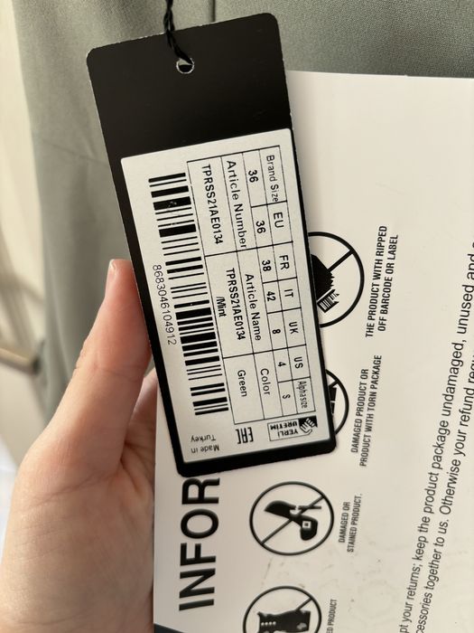 Нова с етикет рокля Trendyol