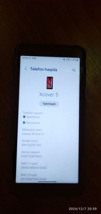 Galaxy XCover 5 yangisi 2 yil boldi