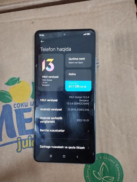 Xiaomi Redmi note 12 pro 5g