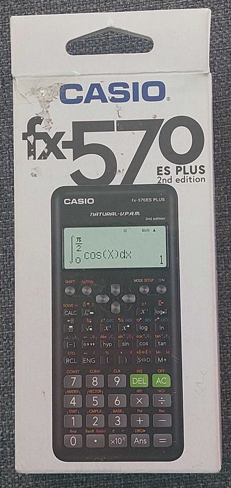 Calculator de buzunar ştiinţific şcolar Casio FX-570ES Plus 2E, 417 funcţii