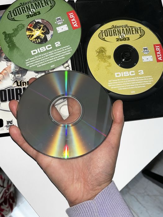 Unreal Tournament 2003 PC CD-ROM original Atari, 3 CD-uri