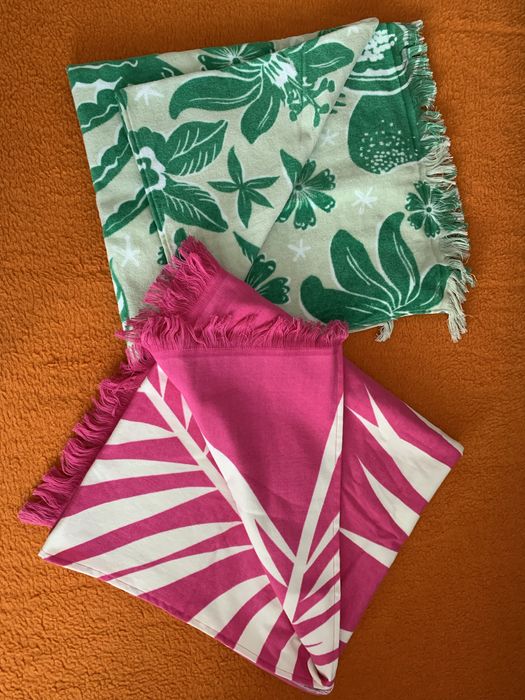 Нова голяма кърпа за плаж/ баня, памук 165/80