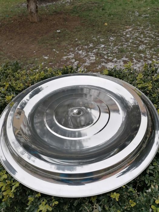 Capac inox pentru ceaun 41 cm /Ofertă 33 lei