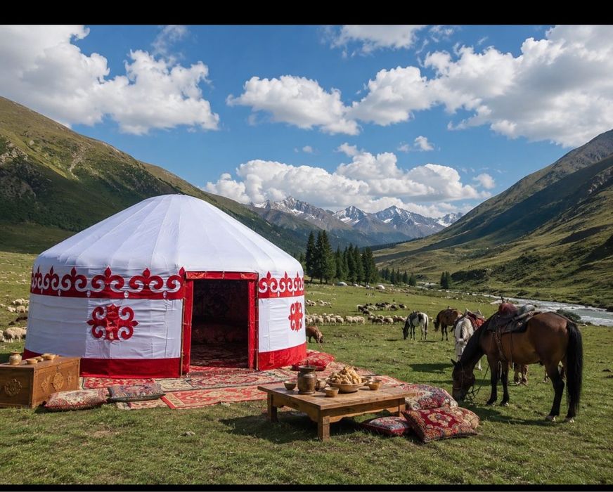 Казахская юрта аренда