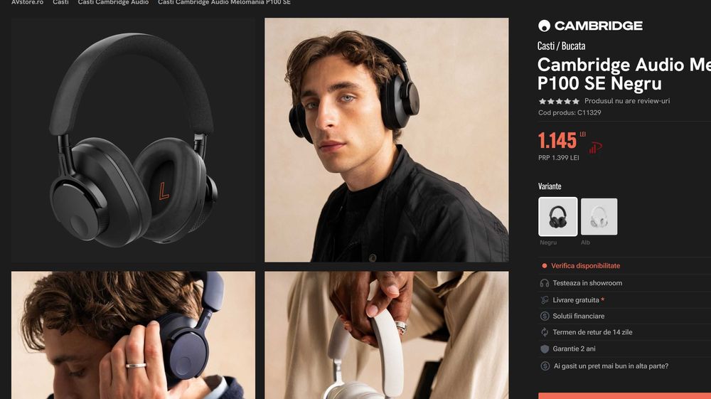 Casti Cambridge Melomania Audio P100SE