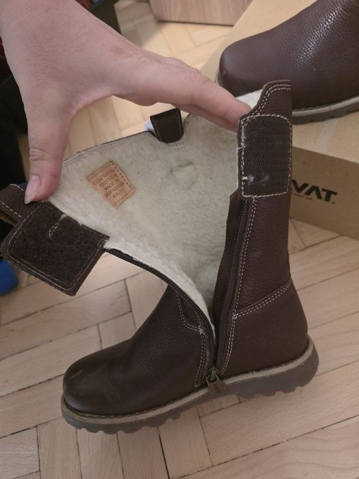 Страхотни детски ботуши естествена кожа - 31 номер