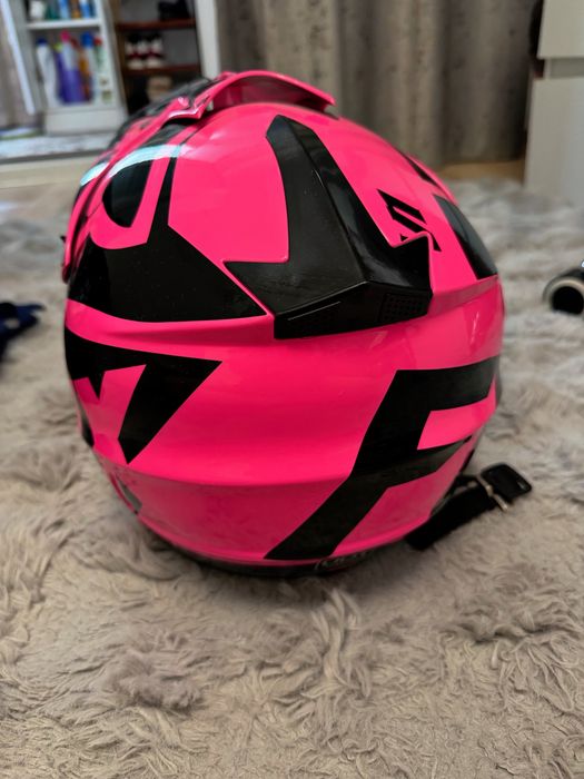 Casca Fox black&pink