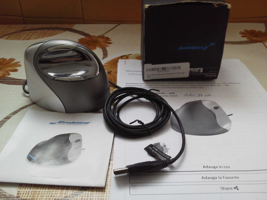 Telecomanda Vocala si Maus Ergonomic Vertical.