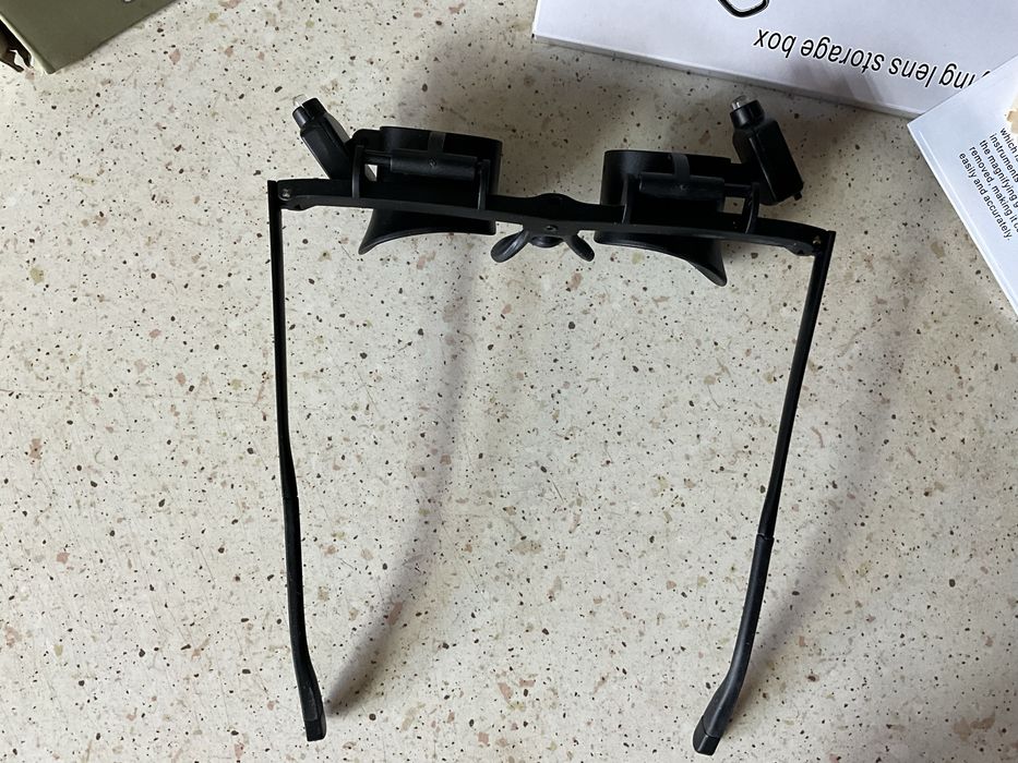 Лупа-очки. Сьемные стекла