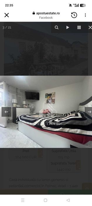 Casa de vânzare în Felnac pe principipala
