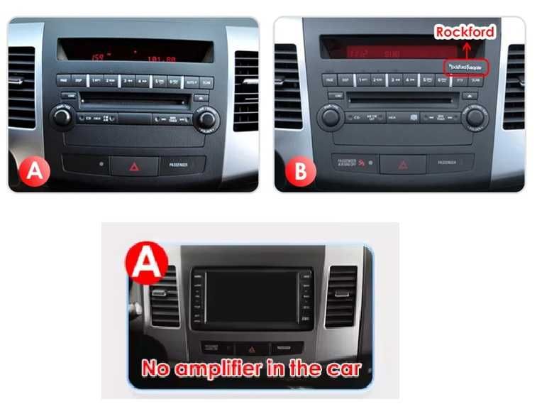 Мултимедия 9" за MITSUBISHI OUTLANDER II 2 4007 Android 14 CARPLAY