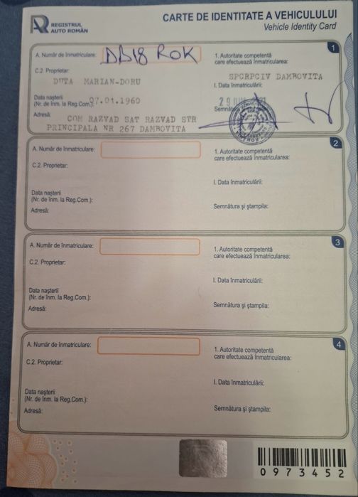 Peugeot 307 gri, pe piese 1.4