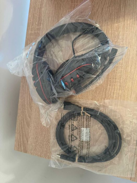 Set gaming, tastatura Mouse, Casti, Pad, Interlook,Iluminare RGB,Negru