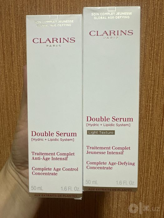 Clarins Double Serum Light сыворотка с лёгкой текстурой